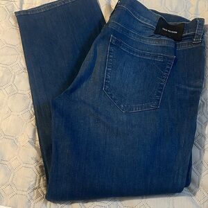 True Religion Men's Straight Jeans in Dark Blue Denim